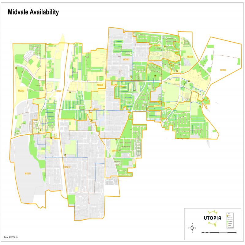 Midvale Availability Map