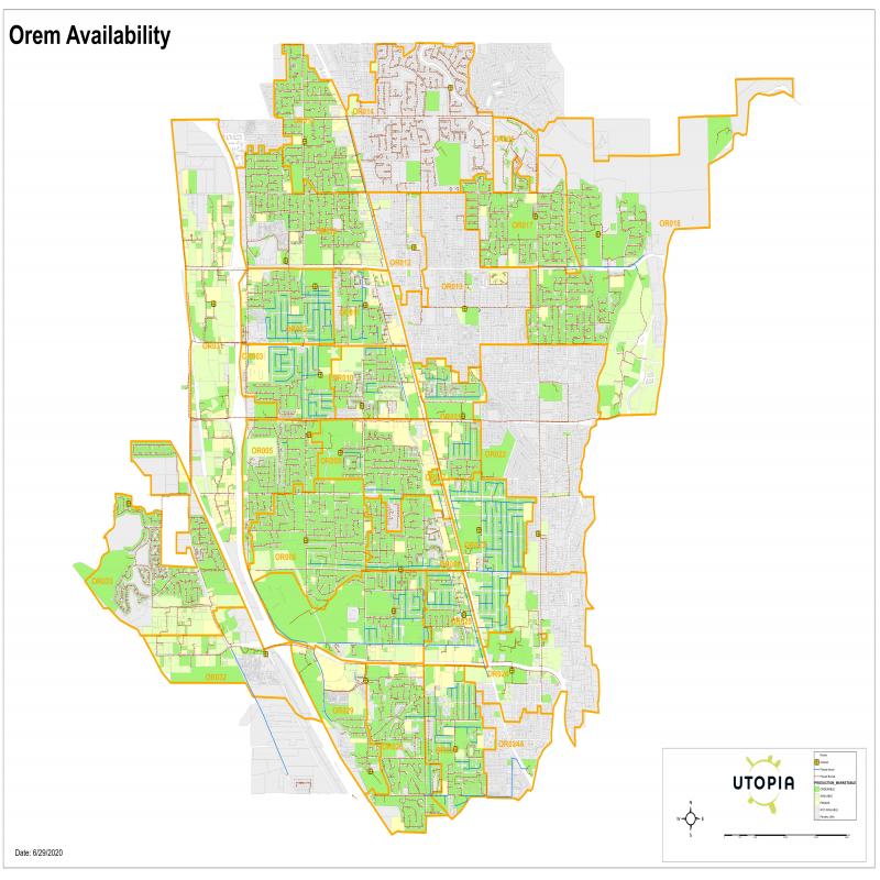 Orem Availability Map