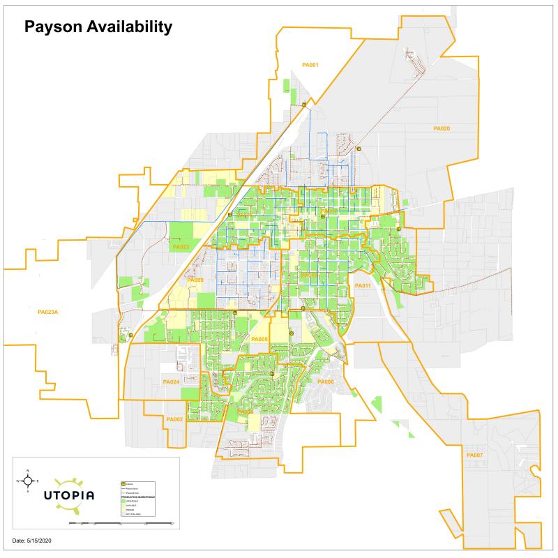 Payson Availability Map