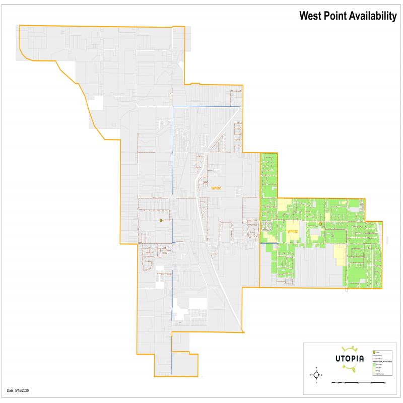 West Point Availability Map