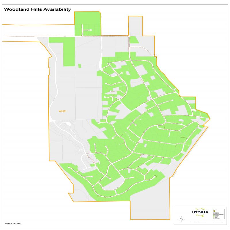 Woodland Hills Availability Map